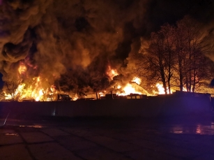 В Рузском округе ликвидировали серьезный пожар спустя 5 часов